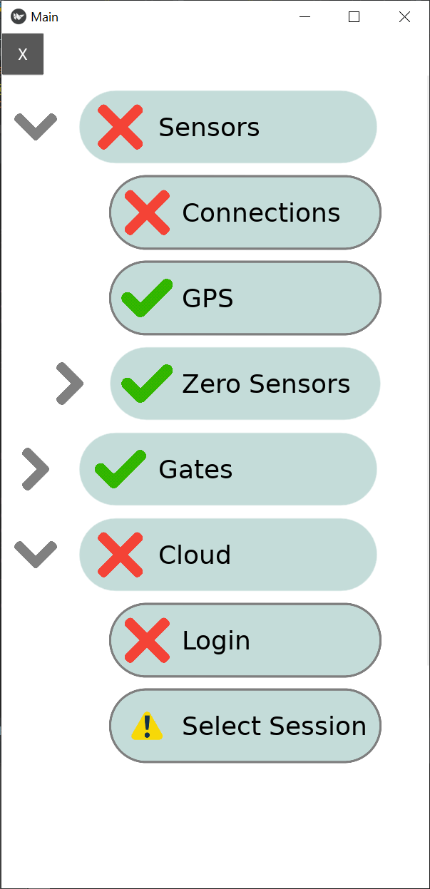 Nimbus cannections screen
