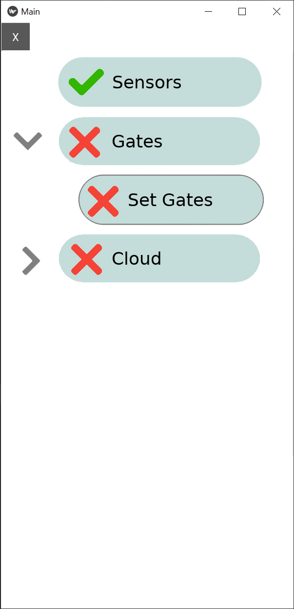 Nimbus set gates screen