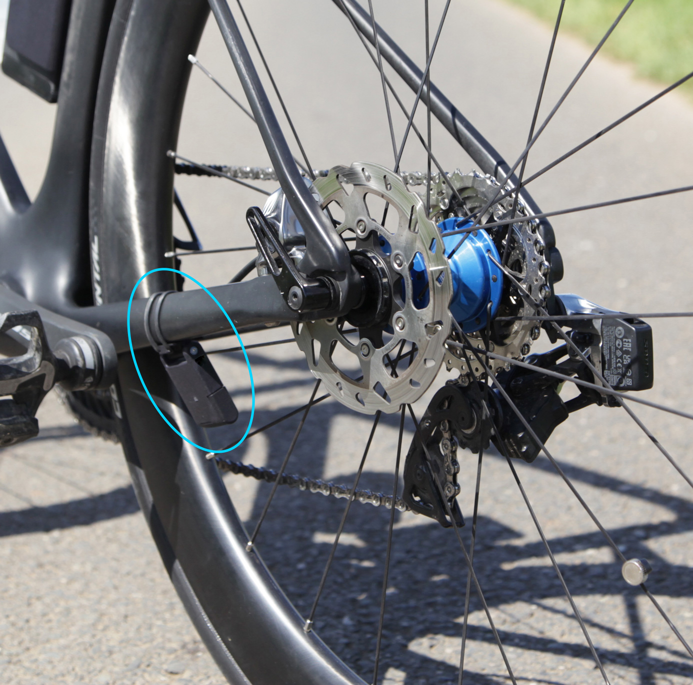 Tempo sensor on wheel